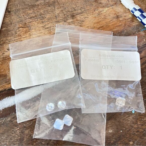 Crystal Beads Jewelry Making Supplies Lot - Picture 4 of 7